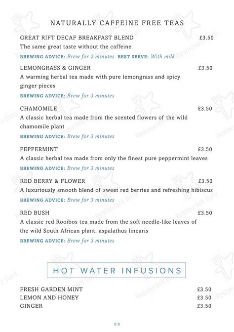 Menu At Kimbridge Barn Romsey