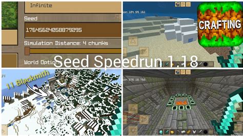 Seed Speedrun Trong Crafting And Building 1 18 3 11 Blackmith YouTube