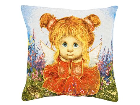 Купить Наволочка гобеленовая "Мечтательный ангел" 45х45 см в Иркутске и ...