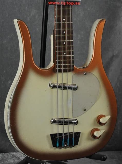 Danelectro Longhorn Bass Model 4423 Bronze Reverb France