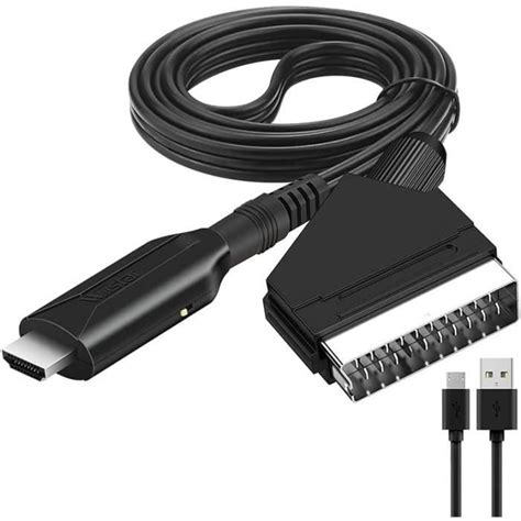 Convertisseur péritel vers HDMI convertisseur Audio vidéo péritel vers