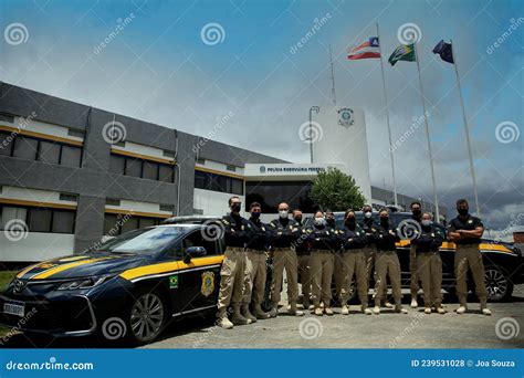 Prf Agents In The Superintendence In Salvador Editorial Stock Photo