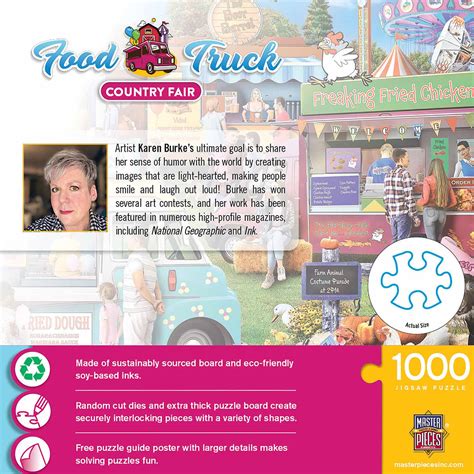 Food Truck Roundup Country Fair 1000 Piece Jigsaw Puzzle By