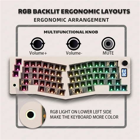 Cidoo Abm Barebones Kit Alice Layout Via Programmable Hot Swappable Bluetooth Ghz Type C