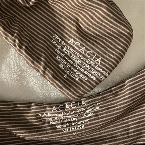 Acacia Bikini Set Top Is Size Small And Bottoms Are Depop