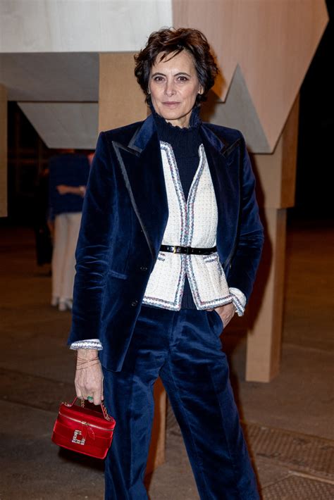 Photo Inès de La Fressange au défilé Chanel Haute Couture printemps