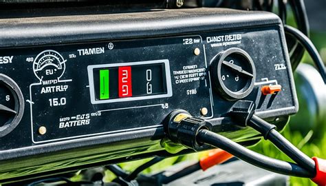 Lawn Mower Battery Charging Amps Guide Machine Answered