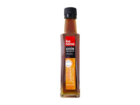 Кунжутное масло рафинированное купажированное, 180 г - Katana