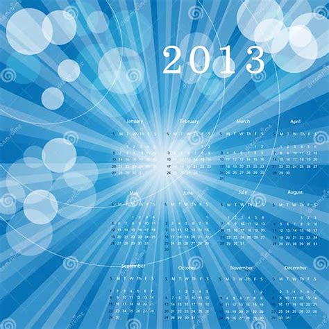 Calendar 2013 Stock Illustration Illustration Of Creative 26444474