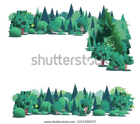 Deep Green Forest Background Illustration Stock Vector (Royalty Free ...