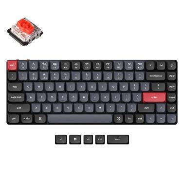 Keychron K Pro Qmk Via Low Profile Hot Swappable Gateron Wireless Custom Mechanical Keyboard