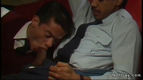Interracial Gay Threesome In Airplane BoyFriendTV