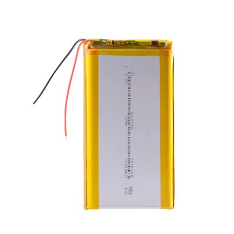 Аккумулятор литий-полимерный 10000 mAh 3.7v / 1260110 / 110x60x12 mm ...