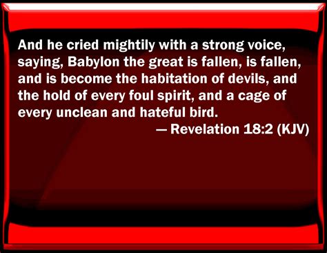 Revelation And He Cried Mightily With A Strong Voice Saying