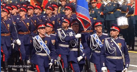 Донские казаки прошли по Красной площади