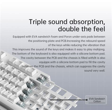 LANGTU LT84 Logo Screen 5Pin Hot Swappable White Wired Mechanical Keyboard Gaming Office