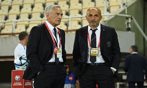 Italia Rischiano Sia Gravina Che Spalletti Domani Conferenza Da