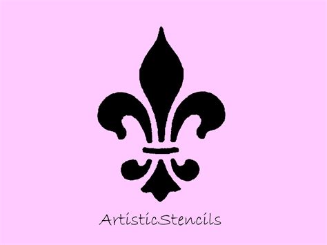 Free Printable Fleur De Lis Stencil Download Free Printable Fleur De