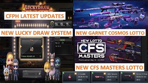 Cfph Latest Updates New Lucky Draw System Garnet Lotto Cosmos Cfs