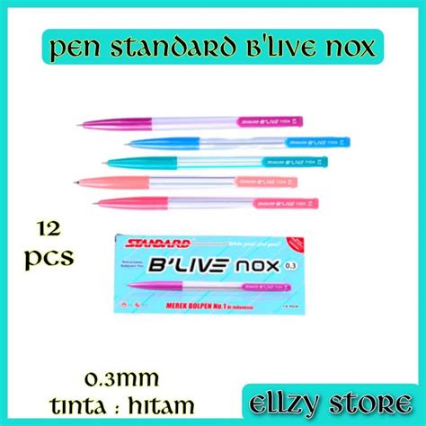 PEN STANDARD BLIVE NOX PULPEN CETREK B LIVE 0 3mm ISI 12 Lazada