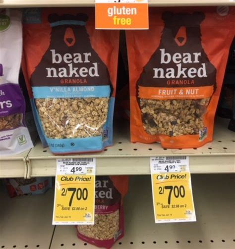 Bear Naked Granola As Low As Save Up To Super Safeway