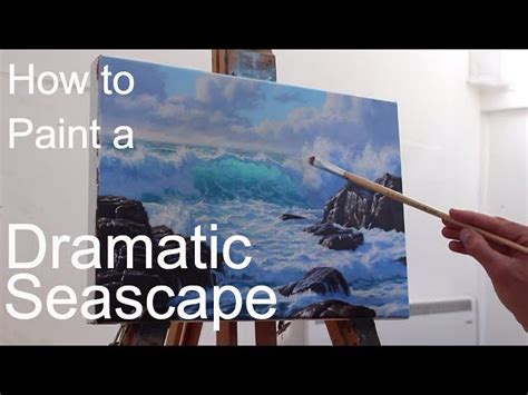 How To Paint A Dramatic Seascape In 5 Easy Steps Simple Oil Painting Seascape Oil Painting