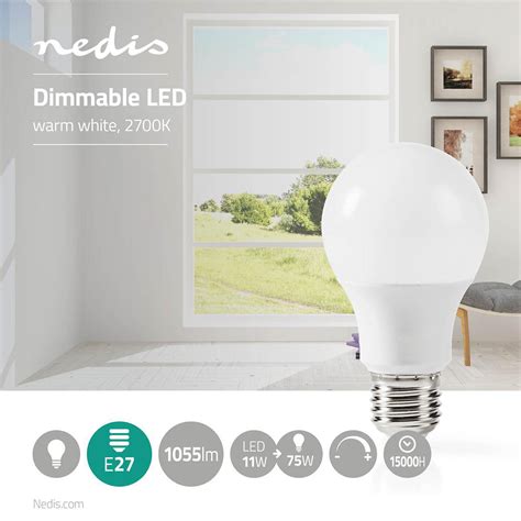 Led Bulb E A Dimmable W Lm K Warm White