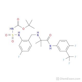 Tert Butyl N 5 Fluoro 2 1 4 Fluoro 3 Trifluoromethyl Phenyl