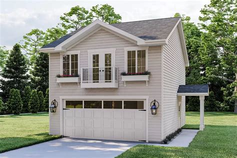 2 Car Garage With Large Loft Above 62990dj Architectural Designs