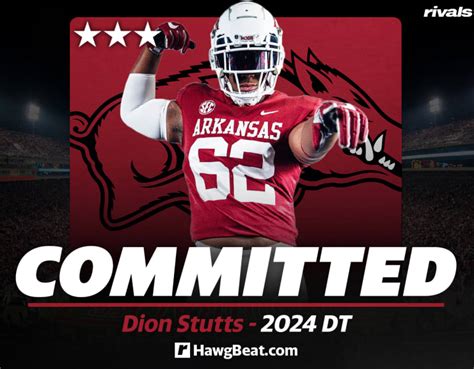 Commitment Breakdown Arkansas Lands Three Star DL Dion Stutts