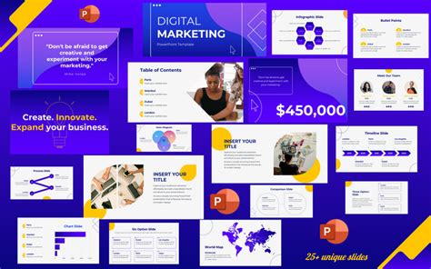 Digital Marketing PPT Template #344058 - TemplateMonster