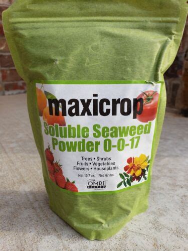 Maxicrop Pure Seaweed Extract Soluble Powder Natural Growth