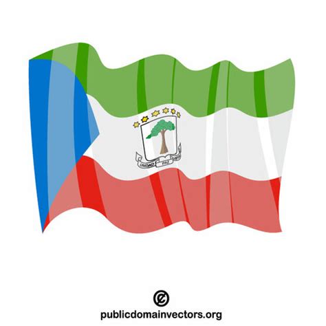 National Flag Of Equatorial Guinea Public Domain Vectors