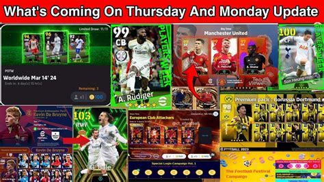 What S Coming On Thursday And Next Monday In Efootball 2024 Mobile