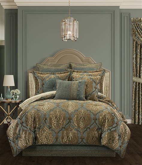 J Queen New York Kensington Woven Damask Comforter Set Dillards