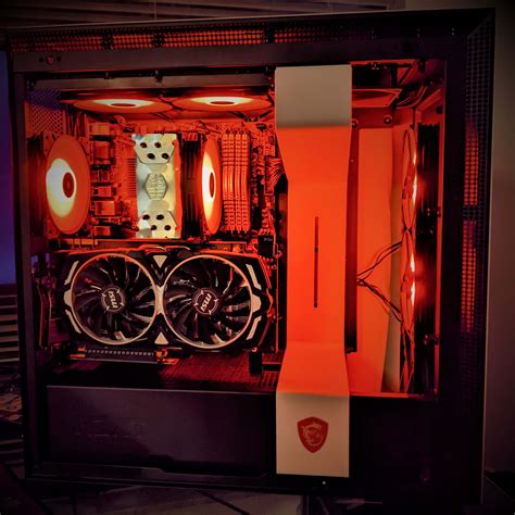 "Red Dragon" 15 sec bootup! Gaming PC GTX 1070 i5-10400 6c@4ghz 16gb ...