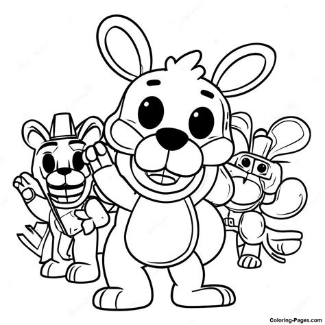 Fnaf Security Breach Coloring Page Coloring