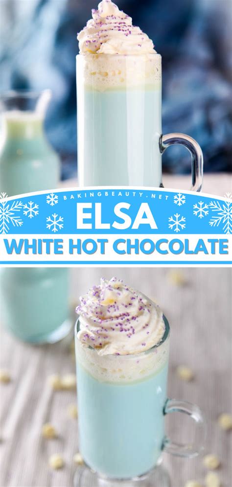 Elsa White Hot Chocolate In Decadent Chocolate Desserts Easy Chocolate Desserts Easy