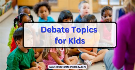 Debate Topics for Kids