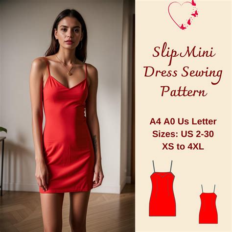 Slip Dress Sewing Pattern Nightgown Pattern Cami Slip Dress Pattern Babydoll Dress Lingerie