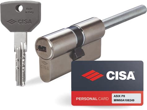 Cilindro Cisa Asix P8 Pro con pomolo, 5 chiave - Profilock Firenze