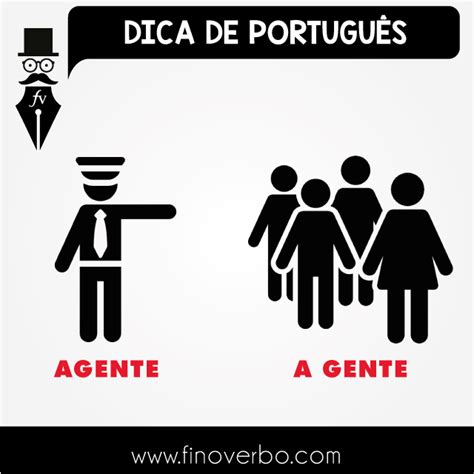 Agente Ou A Gente Atividades - "Agente" ou "a gente"