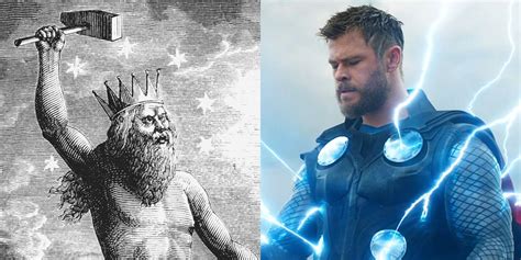 marvels thor compare  actual norse mythology