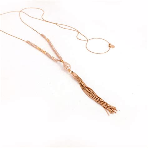 Collier AUGUSTINE Beige Nude Gwapita