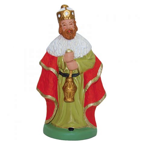 Santon Roi Mage Melchior 9CM De Provence Santons Escoffier