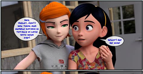 #3DCG Parr family secrets 2-10 - DarkFaustのマンガ #漫画 #ヴァイオレット・パー #グウェン