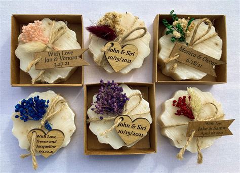 Handmade Soap Wedding Favors For Guests Bridal Shower Soap Etsy Canada