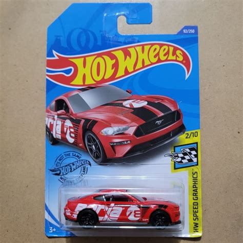 Jual Hot Wheels Ford Mustang Gt Hw Speed Graphics Red Borla Shopee Indonesia