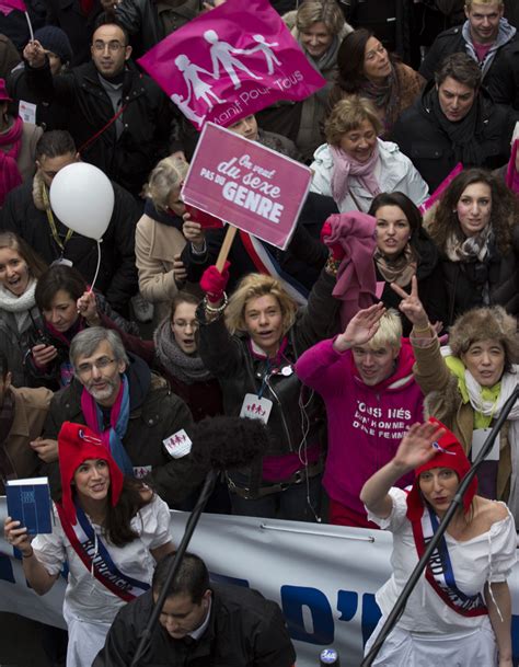 Anti mariage gay la manifestation a échappé aux organisateurs Elle