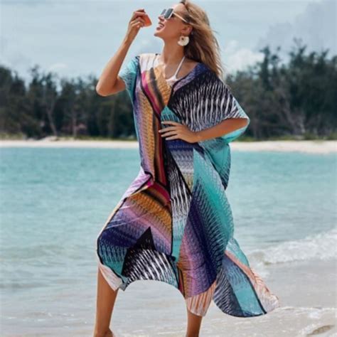 Robe De Plage Femme Longue Et Bikini Cover Up Taille Bleu Bleu Cdiscount Pr T Porter